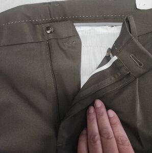 Van Heusen Classic Fit Brown Trousers